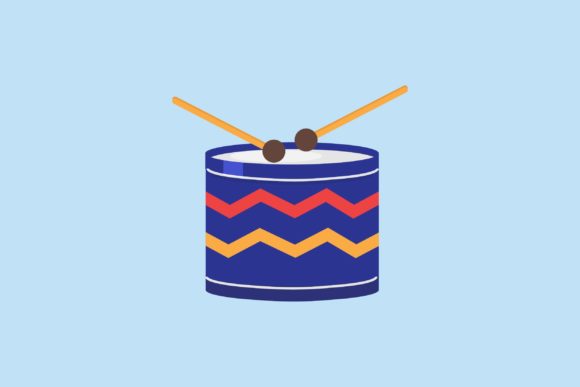 Elevating Audio Branding: The Strategic Value of the Flat Icon Music Snare Drum Asset