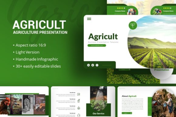 Evaluating Presentation Template - Agricult for Professional Use