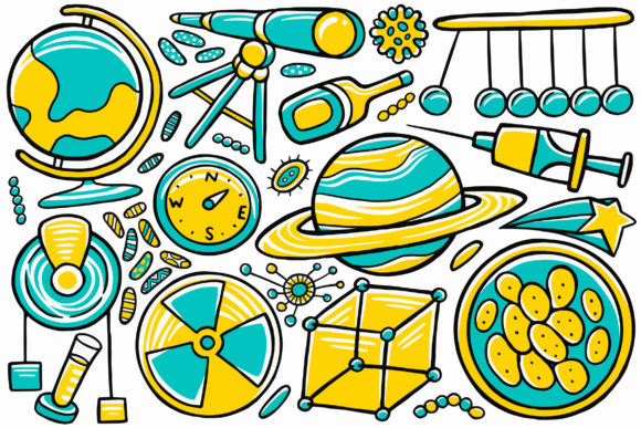 Evaluating Science Doodle Vector 02 for Professional Design Projects