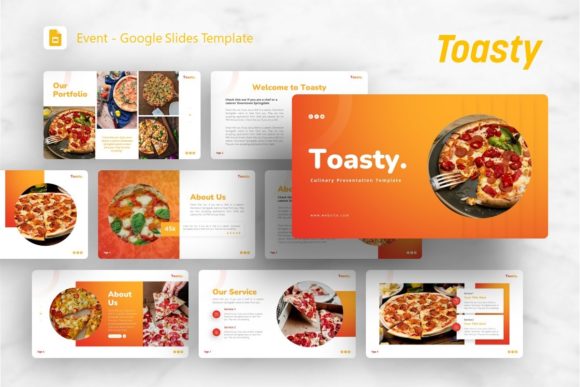 Evaluating the Toasty Google Slides Template for Culinary and Business Presentations