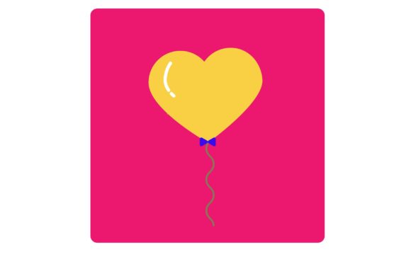 Flat Icon - Balloon Design Asset