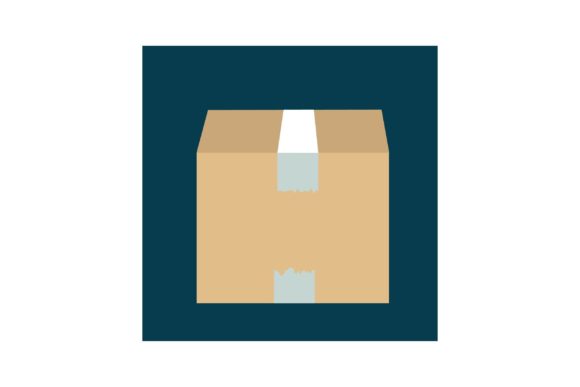 Flat Icon - Box: Versatile Assets for Modern Design