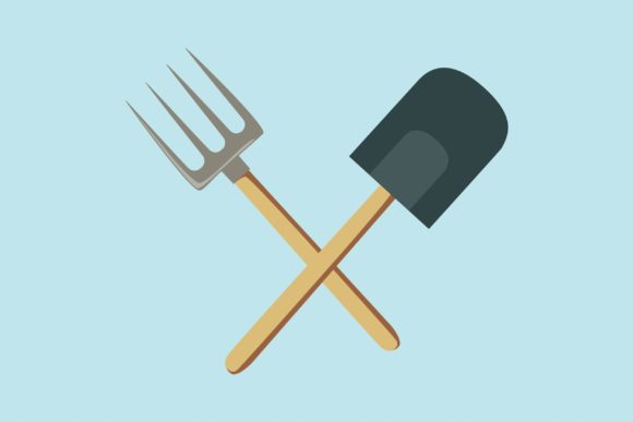 Flat Icon - Gardening Tools Design Assets