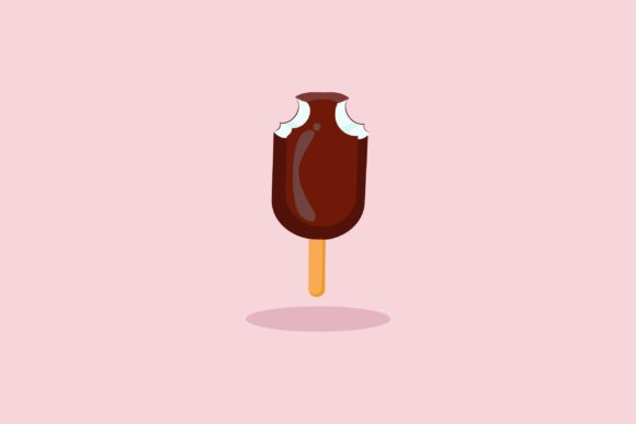 Flat Icon - Ice Cream Stick: Strategic Visual Assets for Brand Communication
