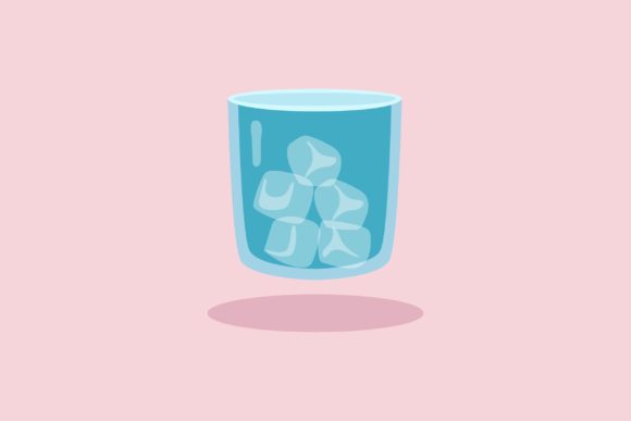 Flat Icon - Ice Cubes: Cool Design Assets