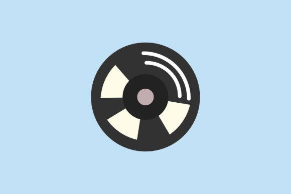Flat Icon Music Vinyl Record: Design Asset Guide
