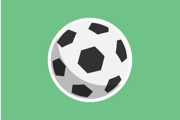 Flat Icon Sport Football Design Assets