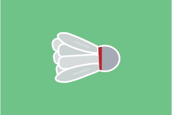 Flat Icon - Sport Shuttlecock: Versatile Design Asset
