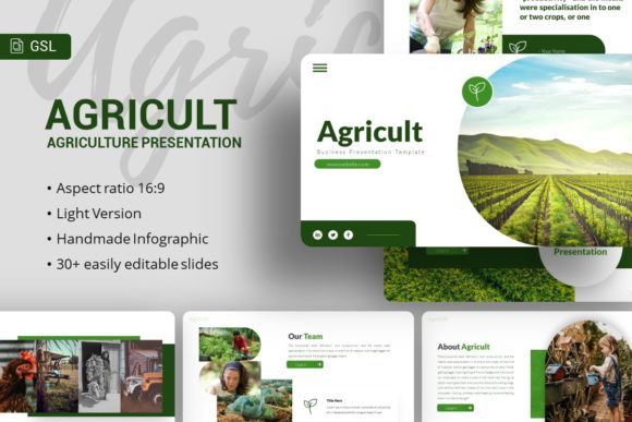 Google Slides Template - Agricult: A Versatile Design Resource