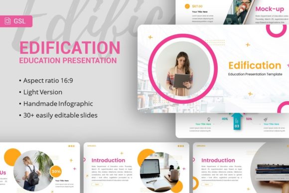 Google Slides Template - Edification: Elevating Professional Presentations Across Industries