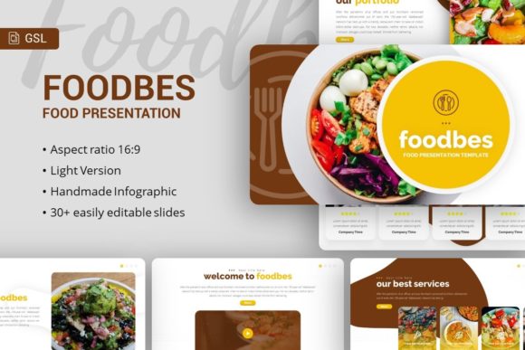 Google Slides Template - Foodbes Design Guide