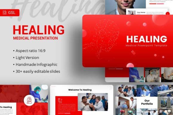 Google Slides Template - Healing: Streamlining Visual Communication for Professional Workflows