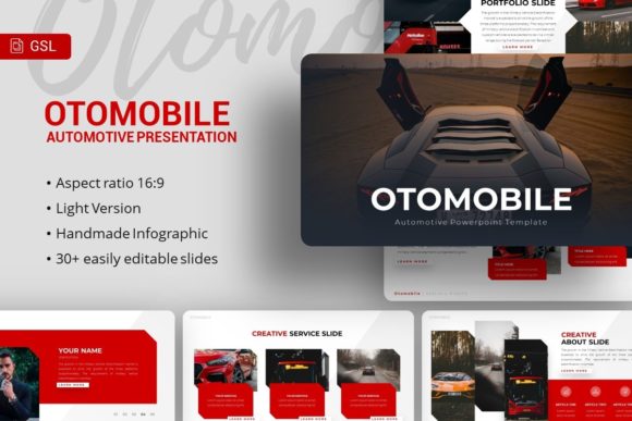 Google Slides Template - Otomobile: Elevating Automotive and Business Presentations