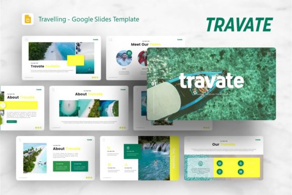 Google Slides Template - Travate: A Versatile Design Tool