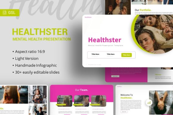 Healthster: A Versatile Google Slides Template