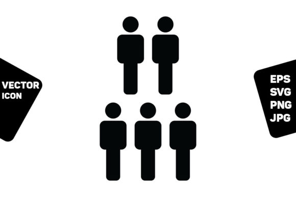 Optimizing Business Visuals with Partnership Icon Vector Male Group Assets