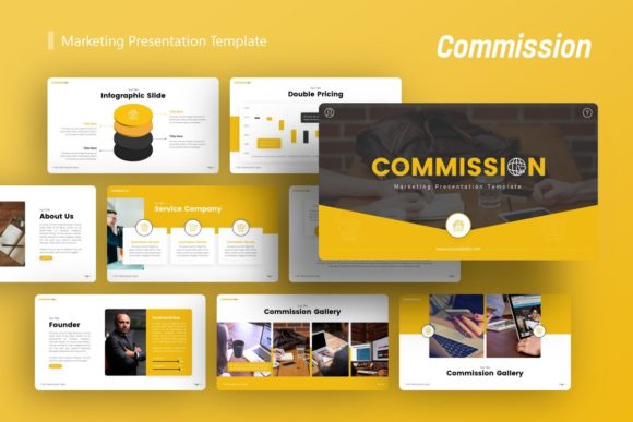 Presentation Template - Commission: Elevating Financial and Business Narratives